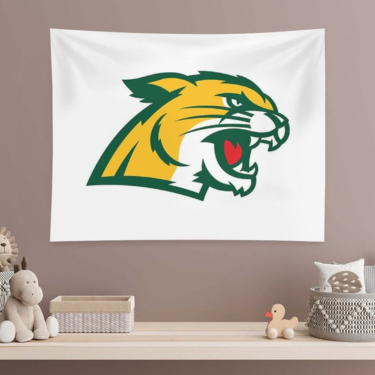 Cute Northern Michigan Wildcats Design Tapestry