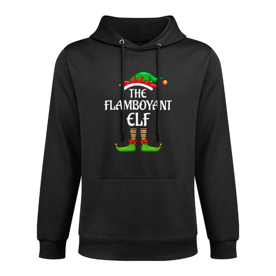 Flamboyant Elf Matching Family Group Christmas Party Versatile Streetwear Hoodie