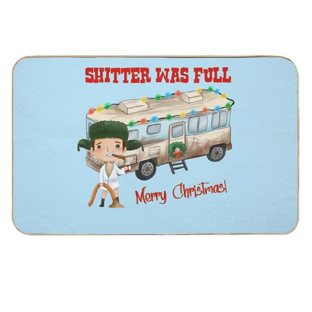 National Lampoons Christmas Vacation National Lampoons Christmas Vacation Shitter's Full  Non-Slip Bath Mat
