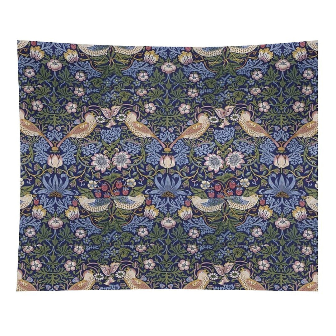 William Morris Strawberry Thief Design 1883 Tapestry