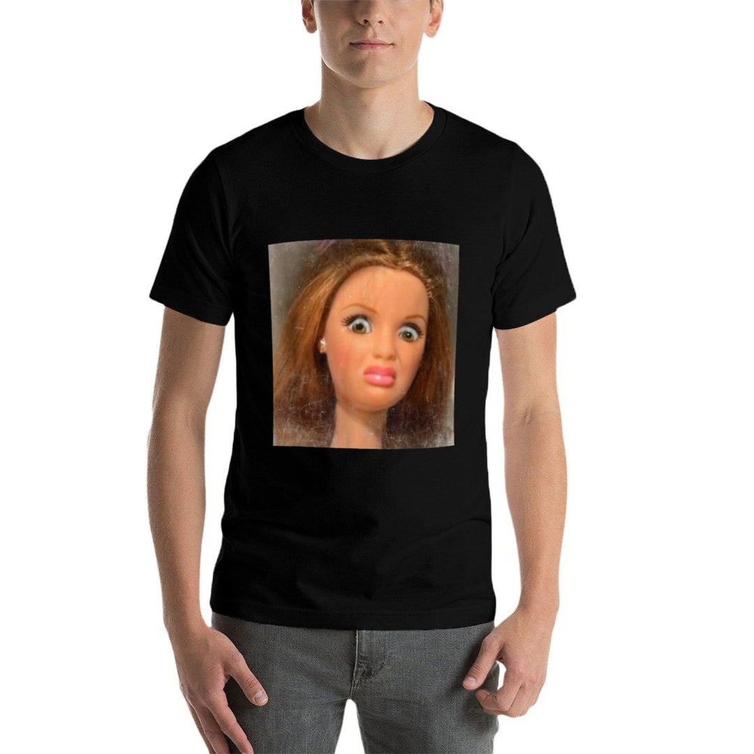 Funny Disgusting Doll Face Meme  Slim-fit Cut T-Shirt