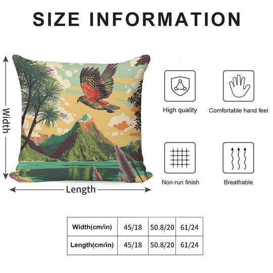 Milford Sound Soft Easy Maintenance Throw Pillow