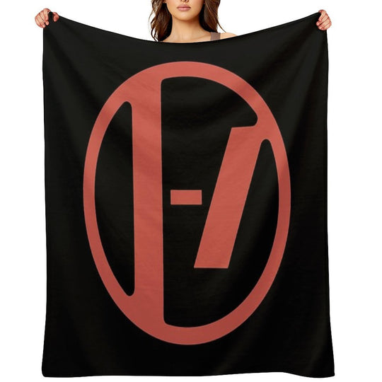 Circle Icon Logo Compact Throw Blanket