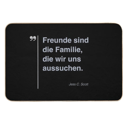 Jess C. Scott Zitat Über Freundschaft Auf Deutsch  Odorless Bath Mat