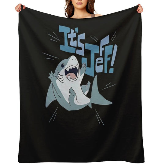 It’s Jeff The Landshark Compact Throw Blanket