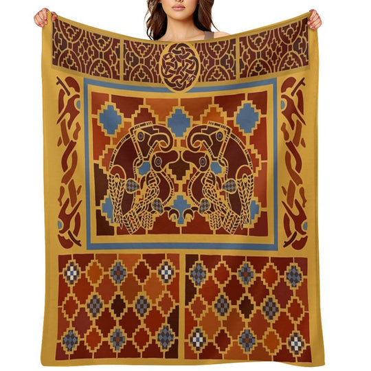 Imagining Sutton Hoo The Eagles Plush Throw Blanket
