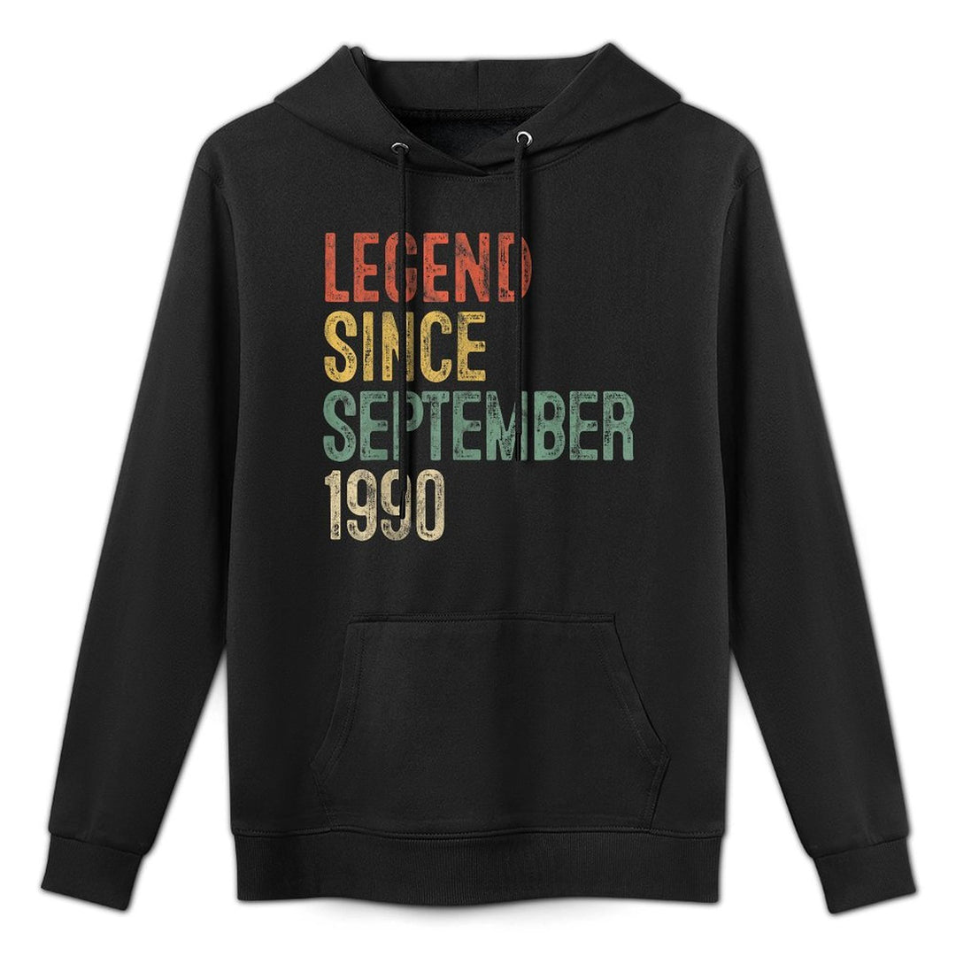 Legend 1990 35th Birthday Gifts for Men Women 35 Year Old Shape Retention Hoodie