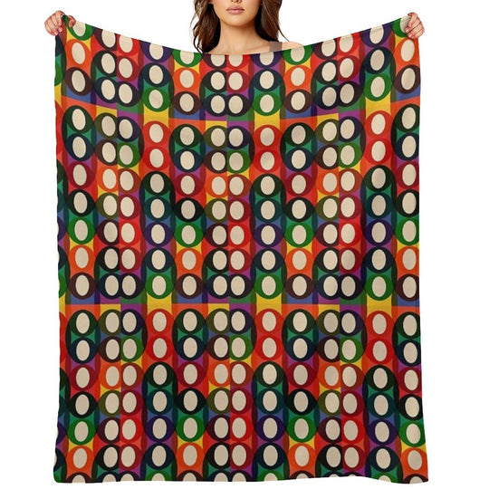 Oppitty Poppitty Shrink-resistant Throw Blanket