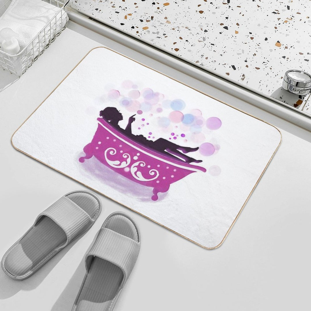 Relax in A Bubble Bath  Versatile Bath Mat