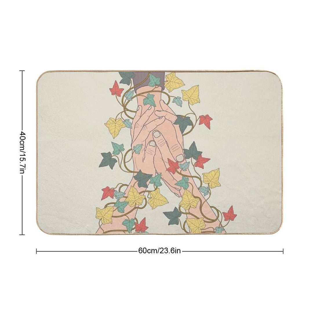 Pay Attention  Fade-Resistant Bath Mat