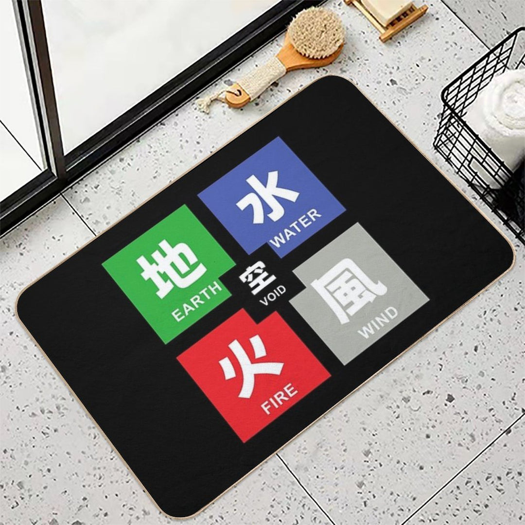 The Five Japanese Elements  Versatile Bath Mat