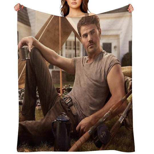 Paul Wesley Multi-functional Throw Blanket