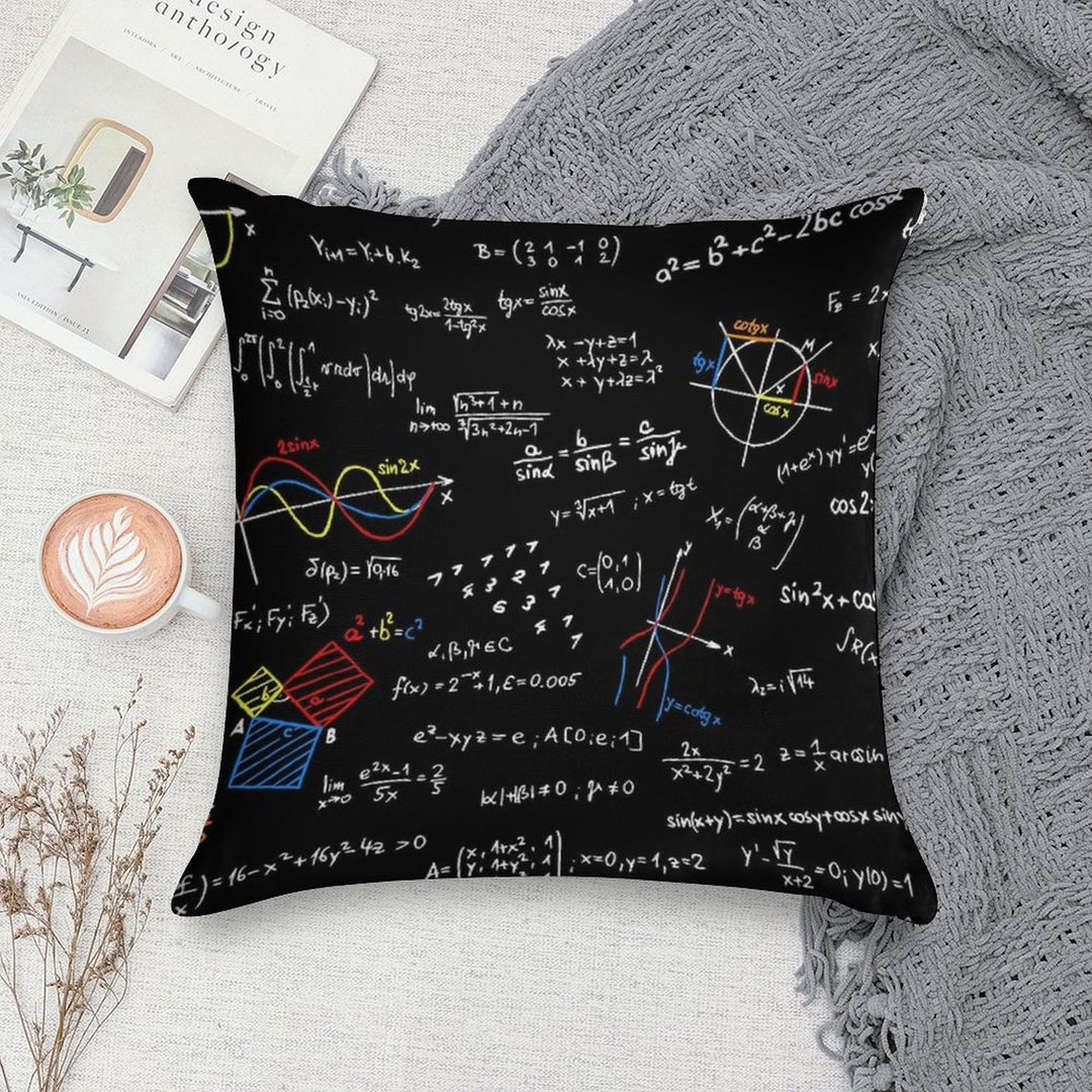 Physics Equations Soft Bedroom Essential Throw Pillow