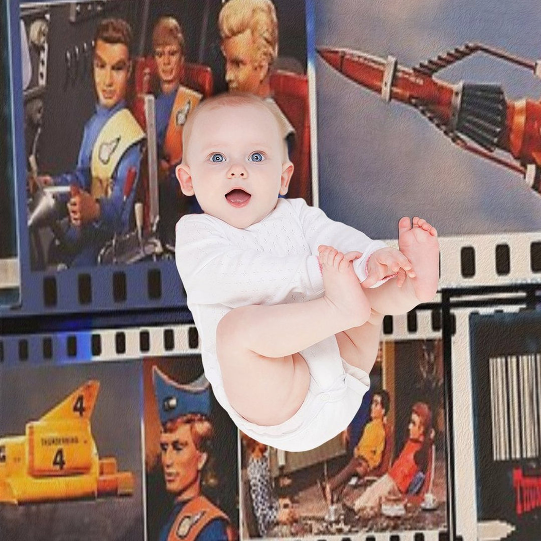 Thunderbirds Figures Officially Licensed Fan Art Velvety-soft Throw Blanket