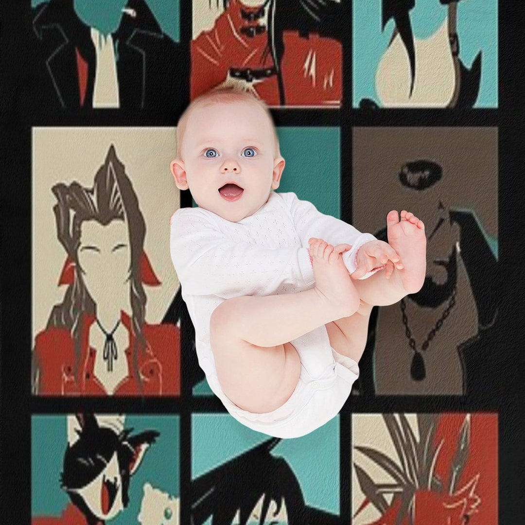 Fantasy Final Seven Shrink-resistant Throw Blanket