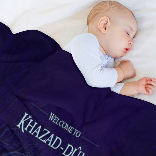 Wecome to Khazad-dum Sustainable Throw Blanket
