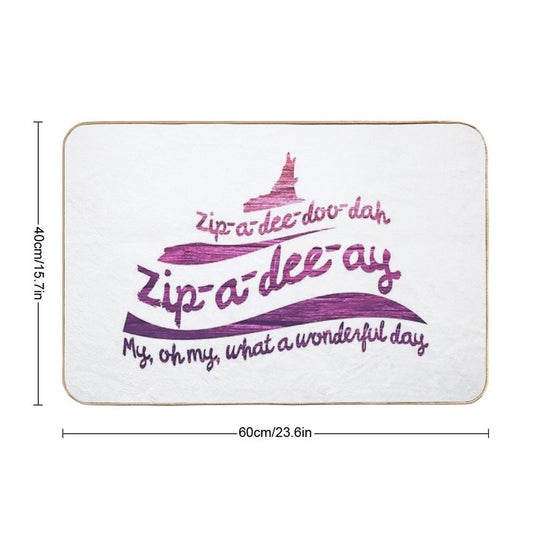 Zip-a-dee-doo-dah Durable Bath Mat