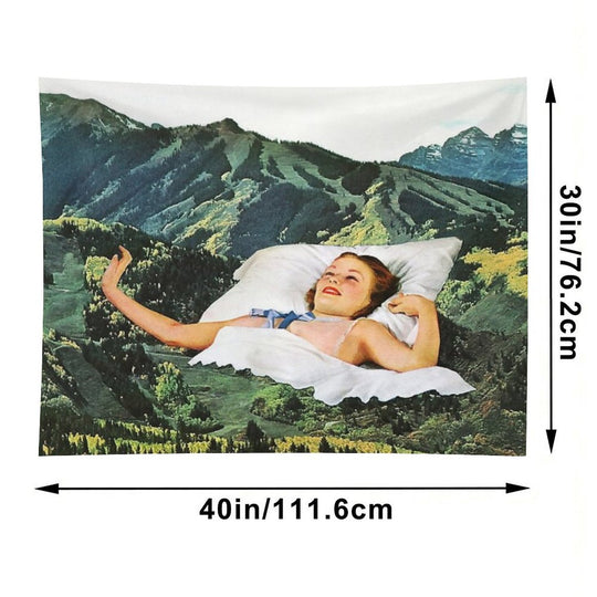 Rising Mountain Tapestry