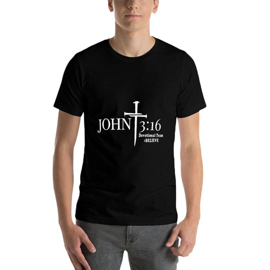 John 3 16 Devotional Team God Christian  Odor-resistant T-Shirt