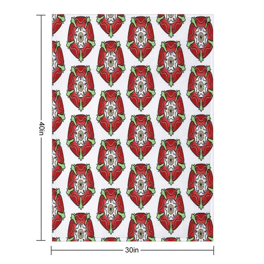 Tudor Rose Multi-functional Throw Blanket