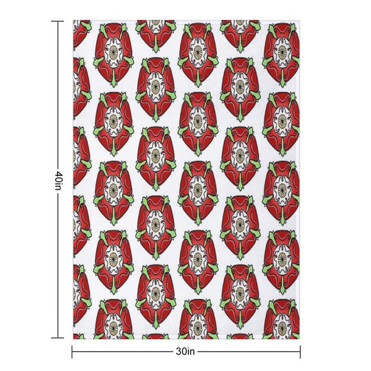 Tudor Rose Multi-functional Throw Blanket
