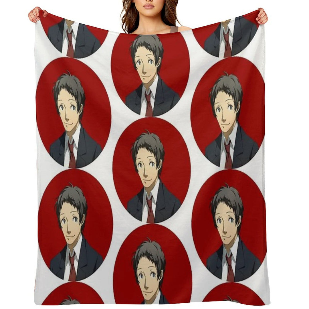 Adachi Portrait Compact Throw Blanket