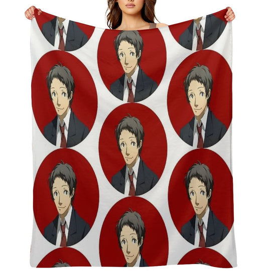 Adachi Portrait Compact Throw Blanket
