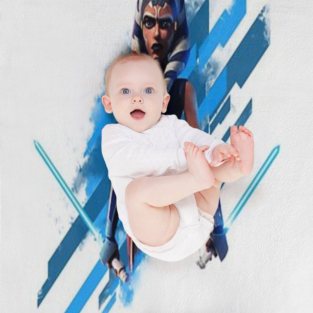 Ahsoka Tano Wrinkle-free Throw Blanket