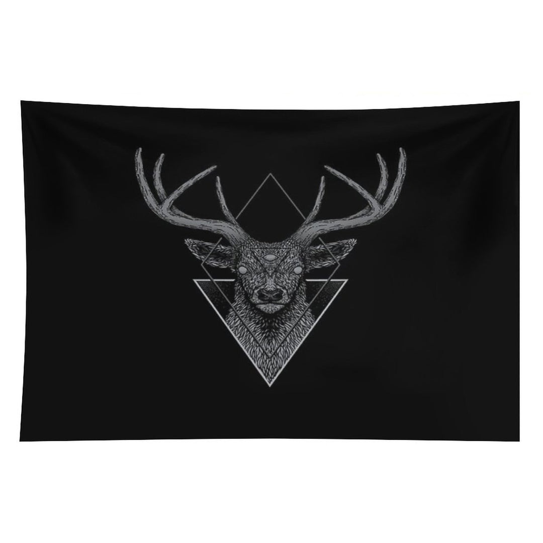 Dark Deer Tapestry