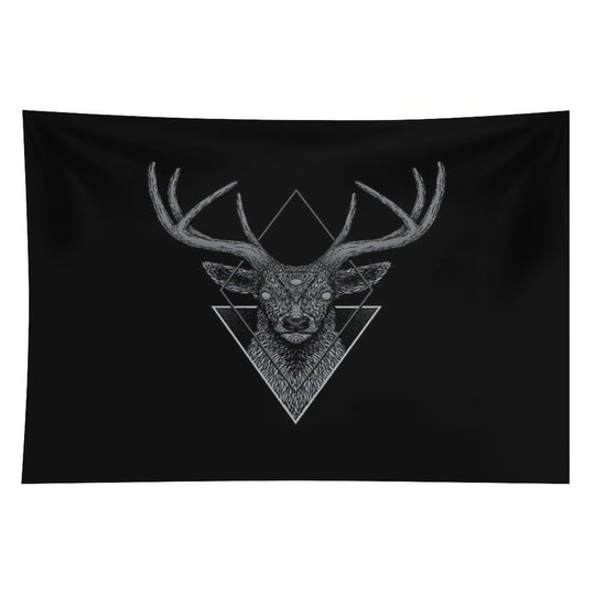 Dark Deer Tapestry
