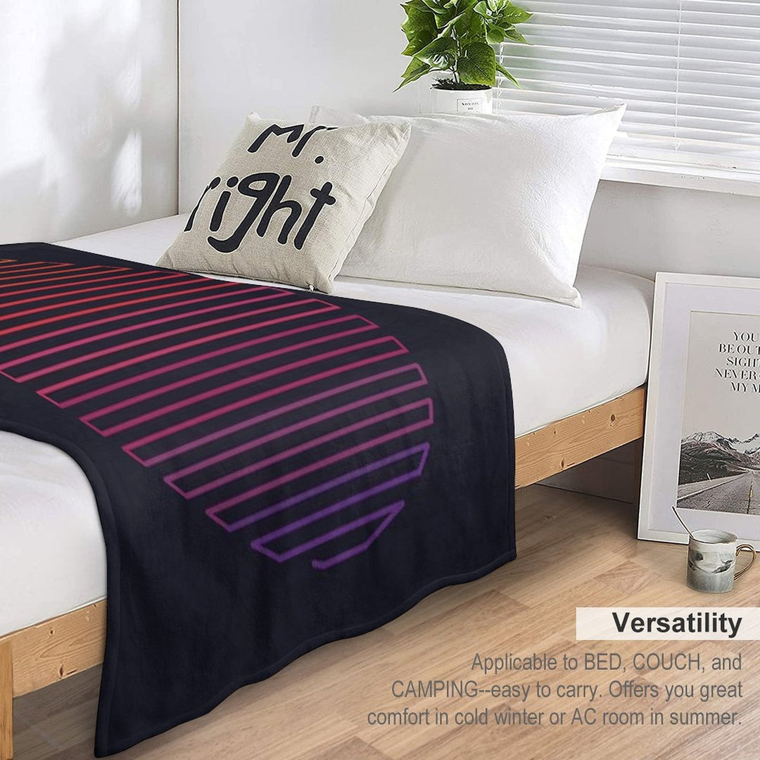 Linear Light Premium Throw Blanket