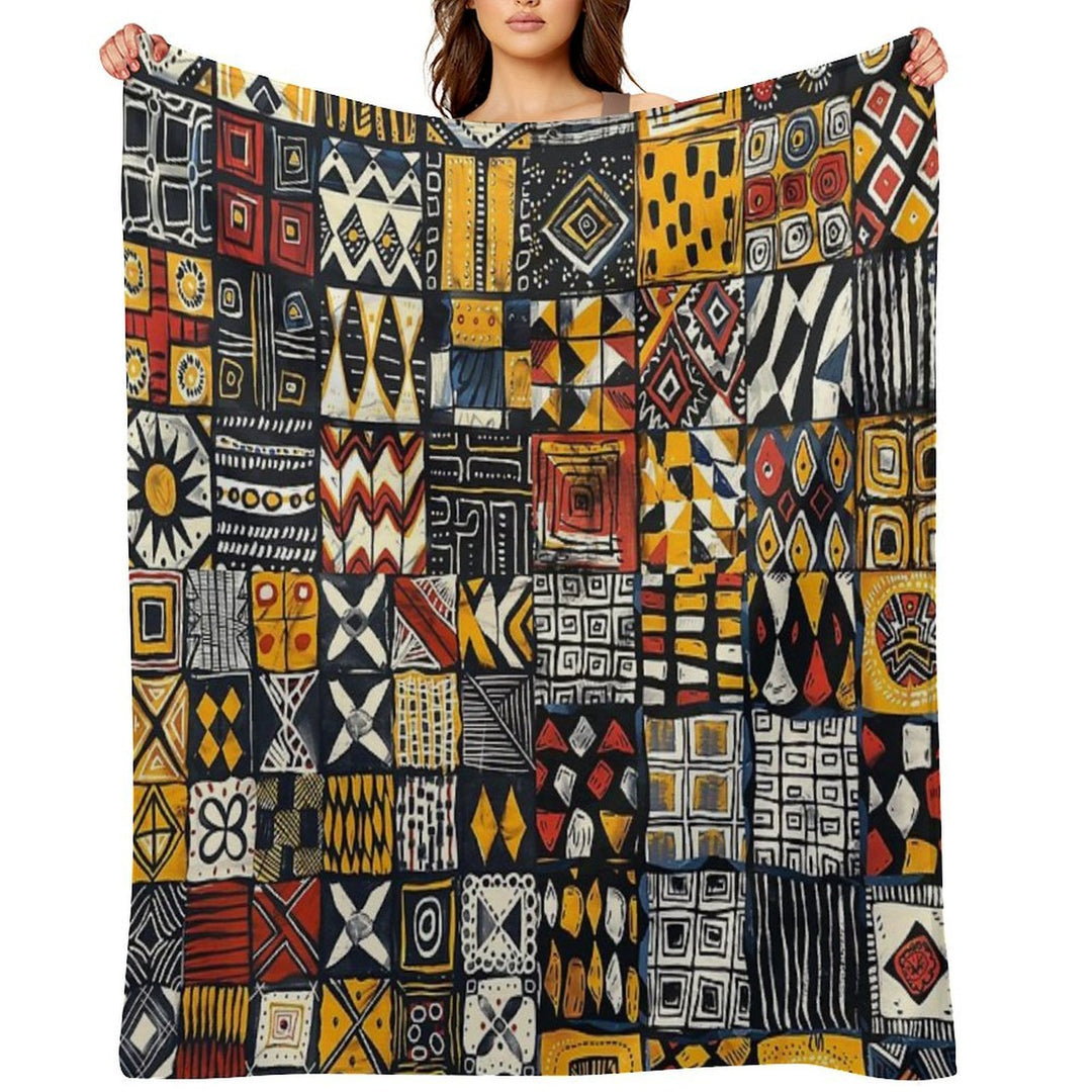 Tribal Mosaic A Celebration of Color And Pattern Gift-ready Throw Blanket