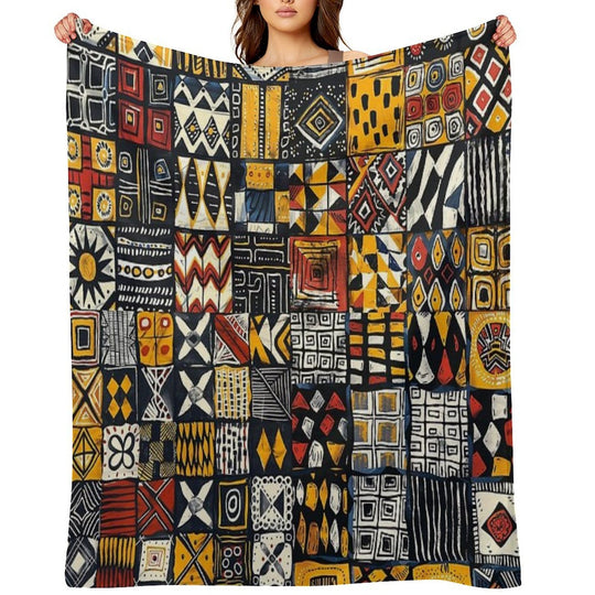 Tribal Mosaic A Celebration of Color And Pattern Gift-ready Throw Blanket