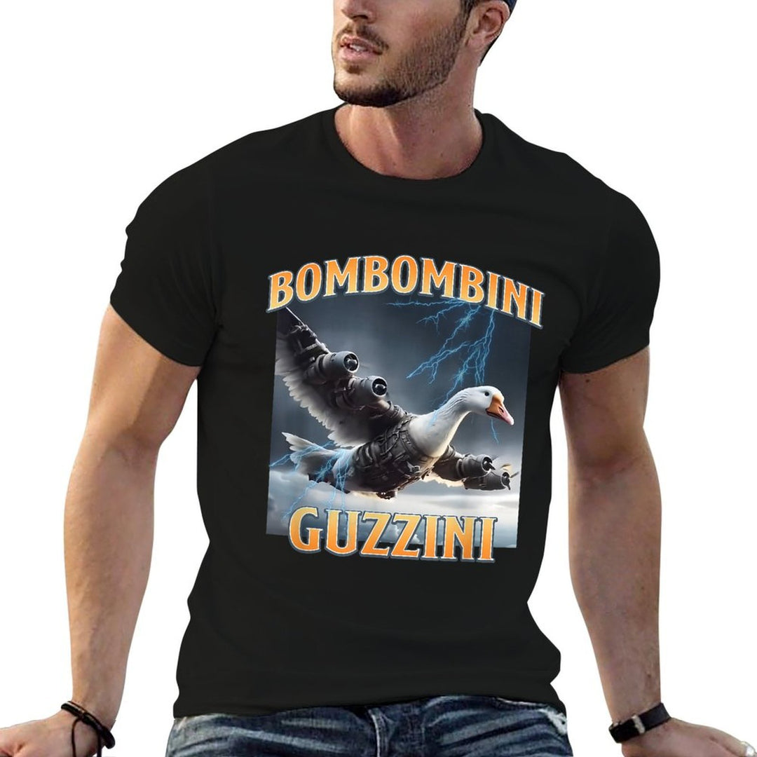 Bombombini Guzzini Funny Goose Meme, Trend Animal Meme  Heathered Texture T-Shirt
