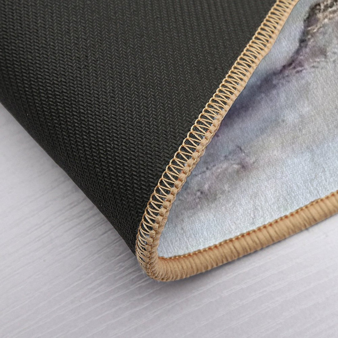 Golden Mist – Abstract Luxury Texture  Repositionable Bath Mat