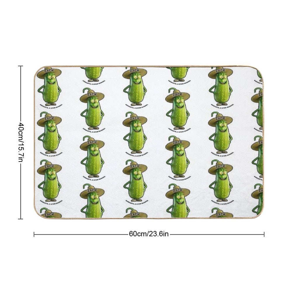 Zack Zucchini  Non-Slip Bath Mat