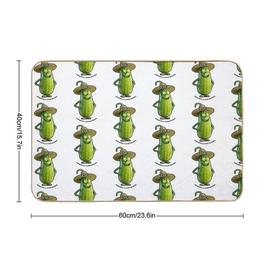 Zack Zucchini  Non-Slip Bath Mat
