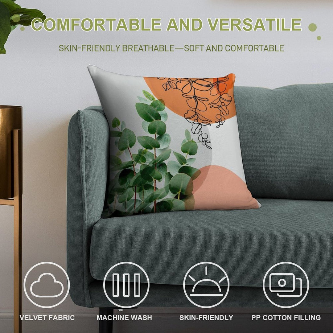 Simpatico V4 Soft Shrink-Resistant Throw Pillow