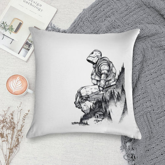 Iron Giant Soft Multiple Sizes Throw Pillow