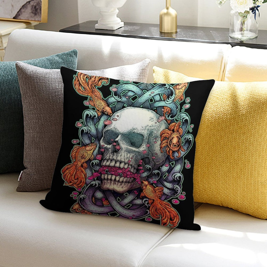 Short Term Dead Memory Soft Washable Throw Pillow