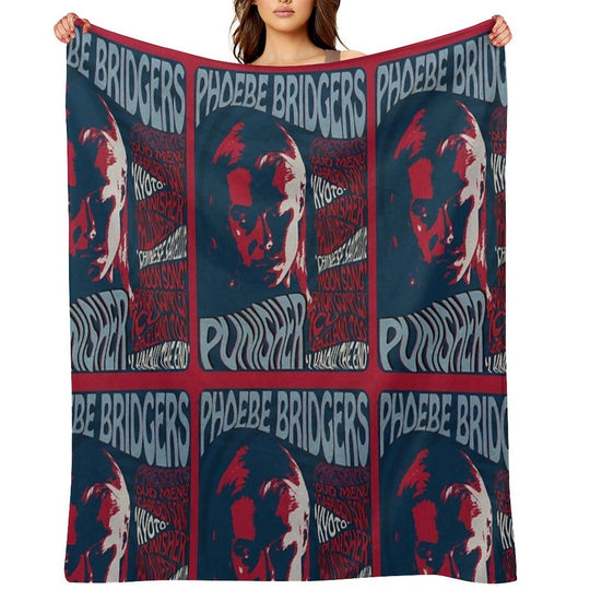 Phoebe Bridgers Psychedelic Punisher Gift-ready Throw Blanket