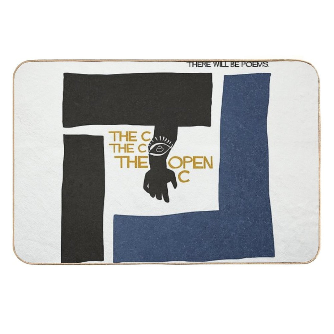 The C, The C, The Open C  Rapid-Drying Bath Mat