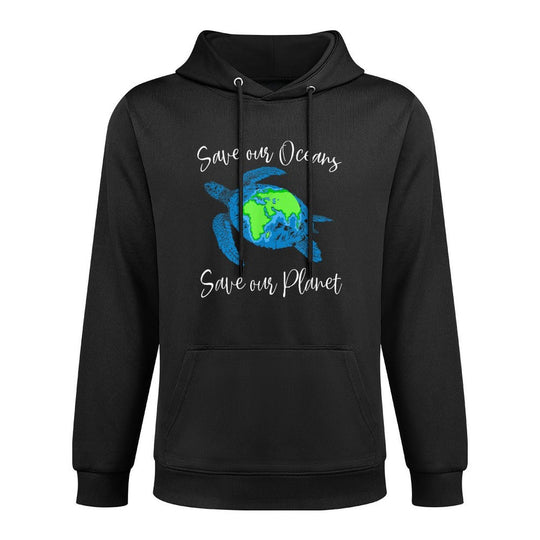 Save Our Oceans Save Our Planet Climate Change Sea Turtle Easy Care Hoodie