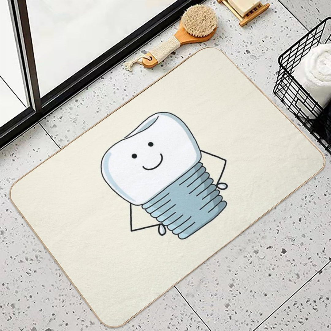 Implant Crown Durable Bath Mat