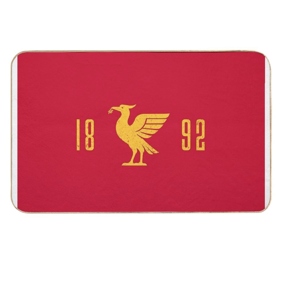 Liverpool 1892 Retro Vintage  Repositionable Bath Mat