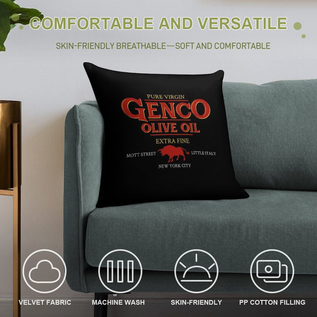 Genco Olive Oil Godfather Soft Style Accent Throw Pillow