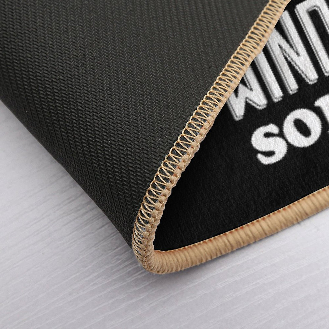 Wind-Wind Solution Energy Wind Turbine Technician Product  Eco-Friendly Bath Mat