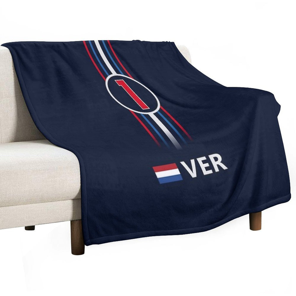 F1 2022 - #1 Verstappen [classic] Velvety-soft Throw Blanket