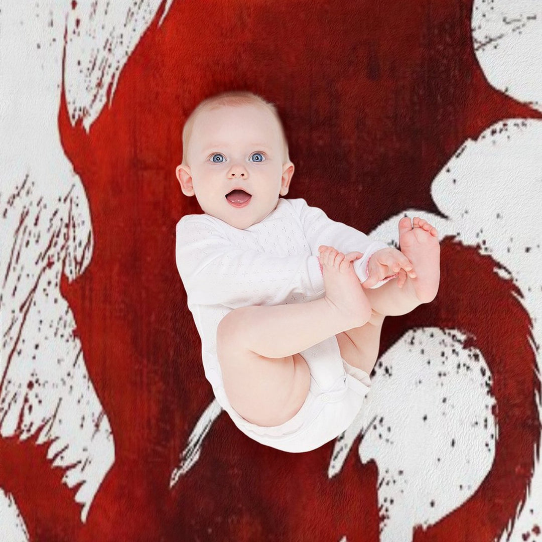 Dragon Age Origins Blood Dragon V1 All-season Throw Blanket