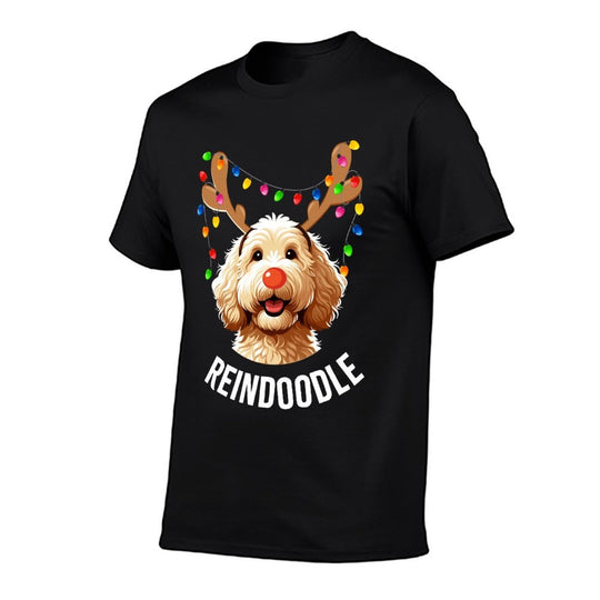Christmas Goldendoodle Reindeer Doodle Dog Reindoodle Dog  Odor-resistant T-Shirt